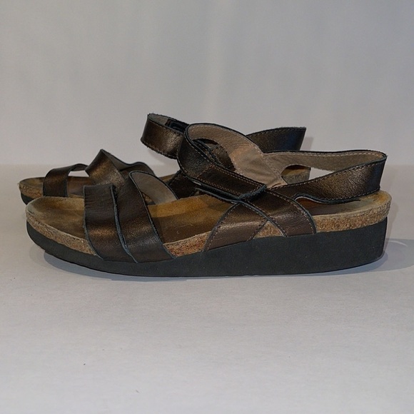 NAOT Metallic Bronze Kayla Sandals - Picture 5 of 9